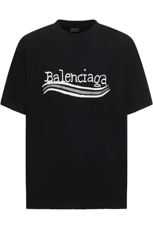 Balenciaga T-shirt En Coton À Logo Political