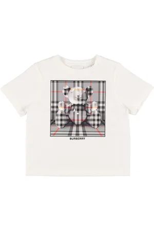 Burberry T-shirt En Jersey De Coton À Imprimé Logo