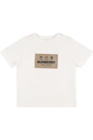 Burberry T-shirt En Jersey De Coton À Imprimé Logo