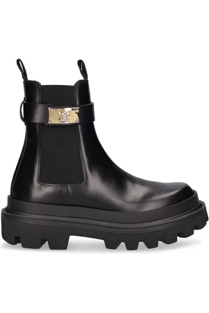 Dolce & Gabbana Bottines En Cuir Brossé 50 Mm
