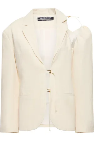 Jacquemus Veste Ajourée En Lin La Veste Galliga