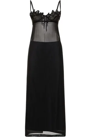 Y / PROJECT Robe Midi En Mesh Sans Manches