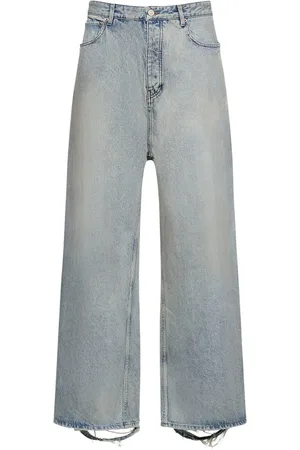 Balenciaga Jean En Denim De Coton Biologique Japonais