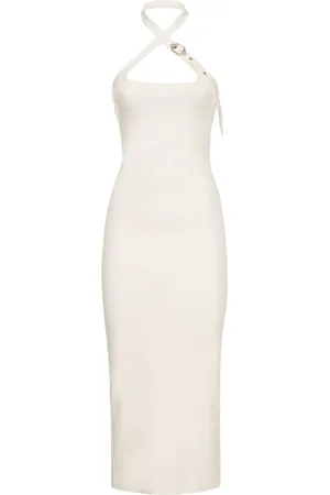 The Attico Robe Midi En Jersey