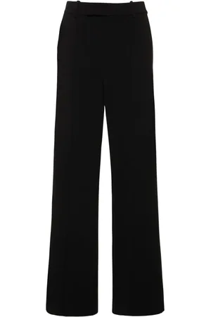 Proenza Schouler Pantalon Évasé En Crêpe Taille Mi-haute Weyes