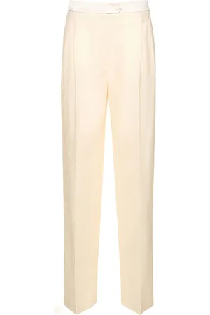 Etro Pantalon Ample En Jacquard Imprimé Taille Haute