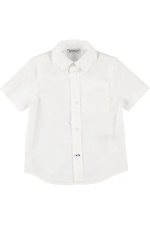 Burberry Chemise En Popeline De Coton À Logo