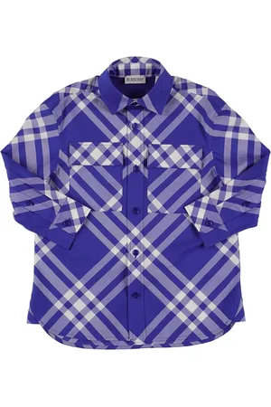 Burberry Chemise En Popeline De Coton À Carreaux