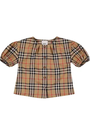 Burberry Chemise En Popeline De Coton À Carreaux