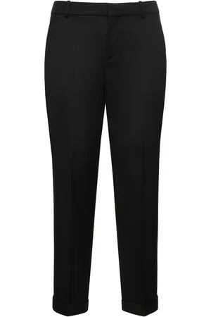 Balmain Pantalon Droit Cintré En Laine