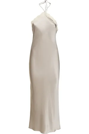Reformation Robe Longue En Soie Aara