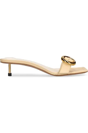 Jacquemus Sandales Mules En Cuir 35 Mm