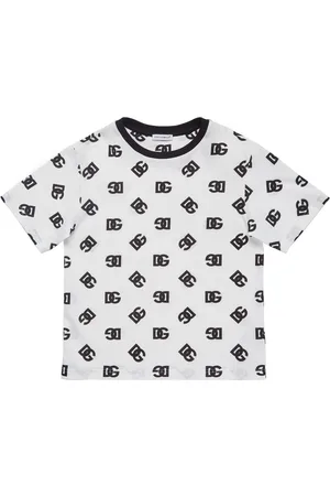 Dolce & Gabbana T-shirt En Jersey De Coton Imprimé Logo