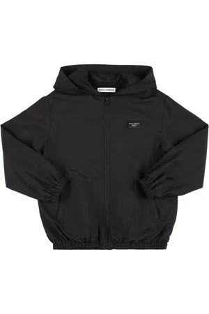 Dolce & Gabbana Veste En Nylon Avec Patch Logo