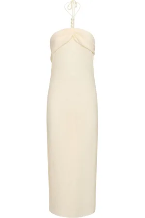 MAGDA BUTRYM Robe Midi En Jersey Embelli À Encolure Licou