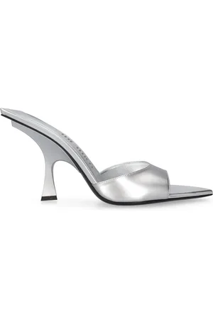 The Attico Mules En Synthétique Métallisé Ester 95 Mm