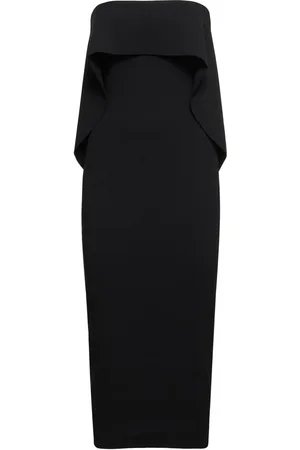Staud Robe Midi Sans Bretelles Scarlett