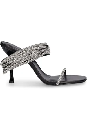 Simkhai Sandales En Cuir Et Cristaux Infinity 95 Mm