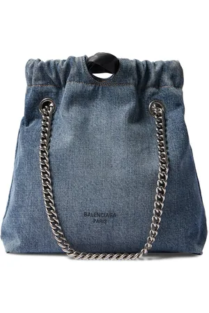 Balenciaga Petit Sac Cabas En Denim Crush