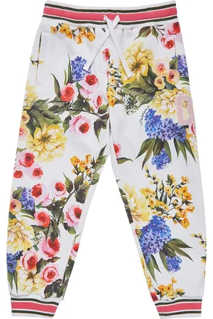 Dolce & Gabbana Pantalon De Sport En Jersey De Coton Imprimé