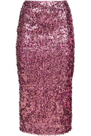 ROTATE Jupe Crayon Midi En Sequins