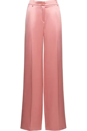 MAGDA BUTRYM Pantalon Droit En Satin De Soie