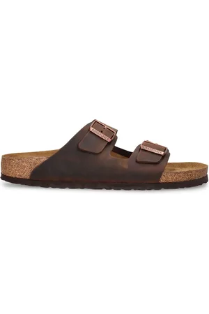 Birkenstock Sandales En Cuir Huilé Arizona