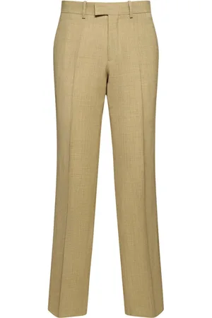 Burberry Pantalon Droit En Laine