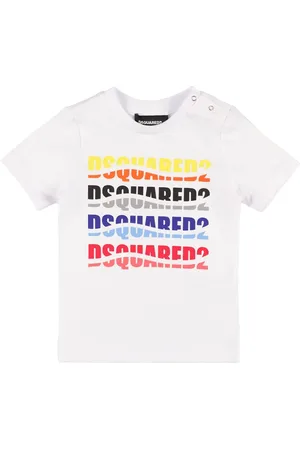 Dsquared2 T-shirt En Jersey De Coton Imprimé