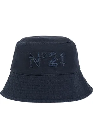 Nº21 Bob En Coton À Logo
