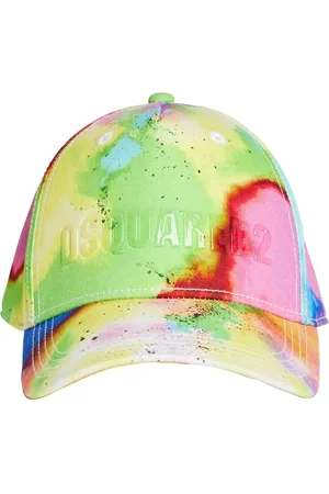 Dsquared2 Casquette En Gabardine De Coton Tie & Dye