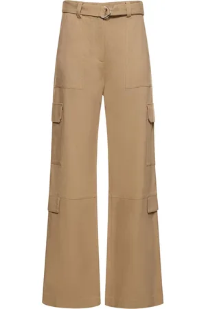 Msgm Pantalon Cargo En Viscose Mélangée