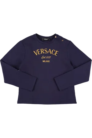VERSACE Sweat-shirt À Logo Brodé