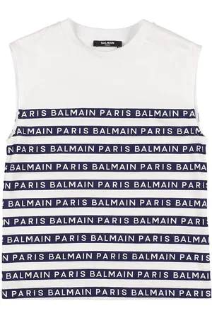 Balmain T-shirt En Jersey De Coton Biologique