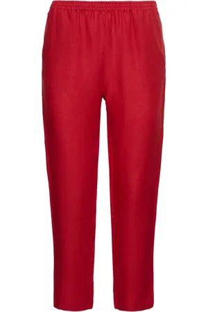 Lido Pantalon En Lin Avec Taille Élastique