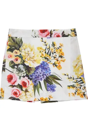 Dolce & Gabbana Short En Coton Imprimé Floral