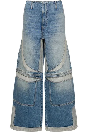 AMIRI Pantalon Ample En Denim Taille Haute