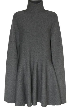 Khaite Robe Courte En Maille De Laine Clarice