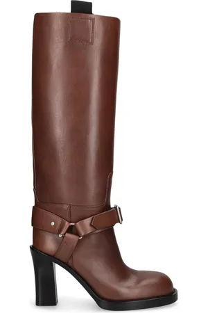 Burberry Bottes Hautes En Cuir Lf Stirrup 100 Mm