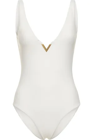 VALENTINO Maillot De Bain Une Pièce En Lycra À Col En V