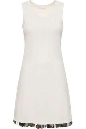 Paco rabanne Robe Courte En Crêpe De Jersey Embelli
