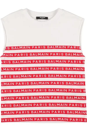 Balmain T-shirt En Jersey De Coton Biologique