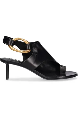 Jil Sander Sandales En Cuir Avec Anneau Rond 60 Mm