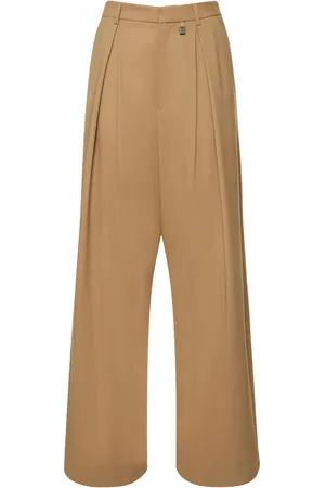 GIUSEPPE DI MORABITO Pantalon Ample En Laine Stretch