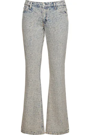 Acne Studios Jean Droit En Denim Taille Basse 2005