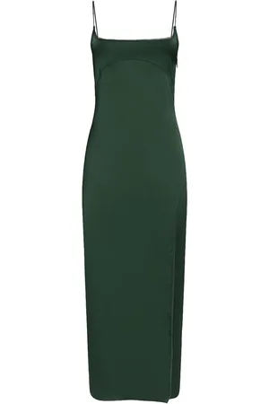 Jacquemus Robe Midi En Satin La Robe Notte