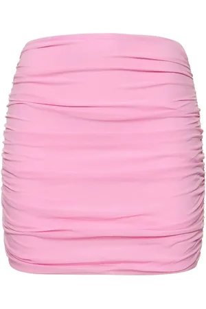 The Andamane Jupe Courte En Georgette Stretch Livia