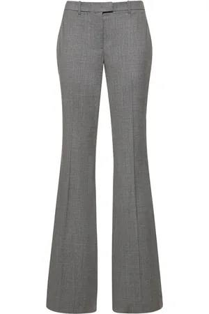 Michael Kors Pantalon Évasé En Laine Taille Mi-haute Haylee