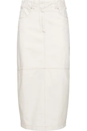 Brunello Cucinelli Jupe Mi-longue En Coton
