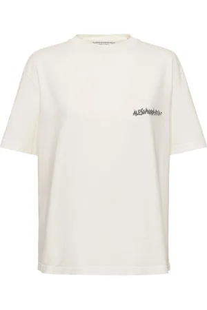 Alessandra Rich T-shirt À Manches Courtes En Jersey Imprimé